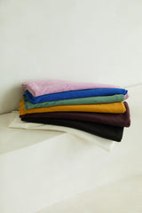 Linen Long Sleeve - Classic long sleeve t shirt made from soft linen organic cotton jersey material