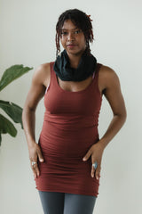 Tank top dress - organic cotton stretchy tank top dress