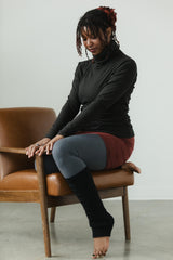 Linen Turtleneck - soft turtleneck made from our linen organic cotton blend