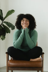 Linen Turtleneck - soft turtleneck made from our linen organic cotton blend