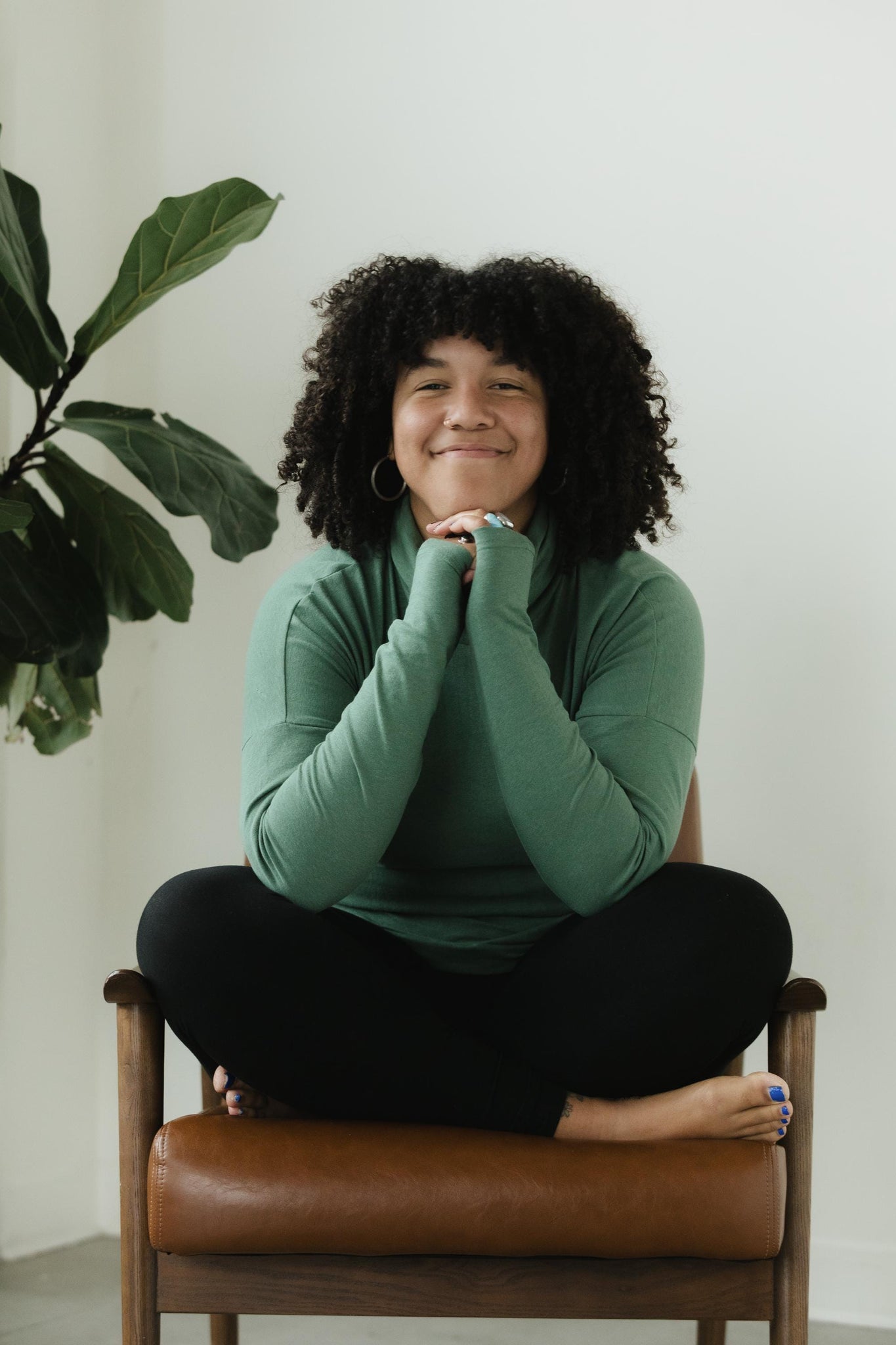 Linen Turtleneck - soft turtleneck made from our linen organic cotton blend