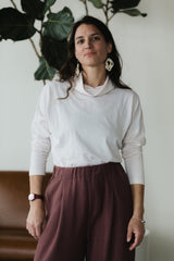 Linen Turtleneck - soft turtleneck made from our linen organic cotton blend