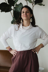Linen Turtleneck - soft turtleneck made from our linen organic cotton blend