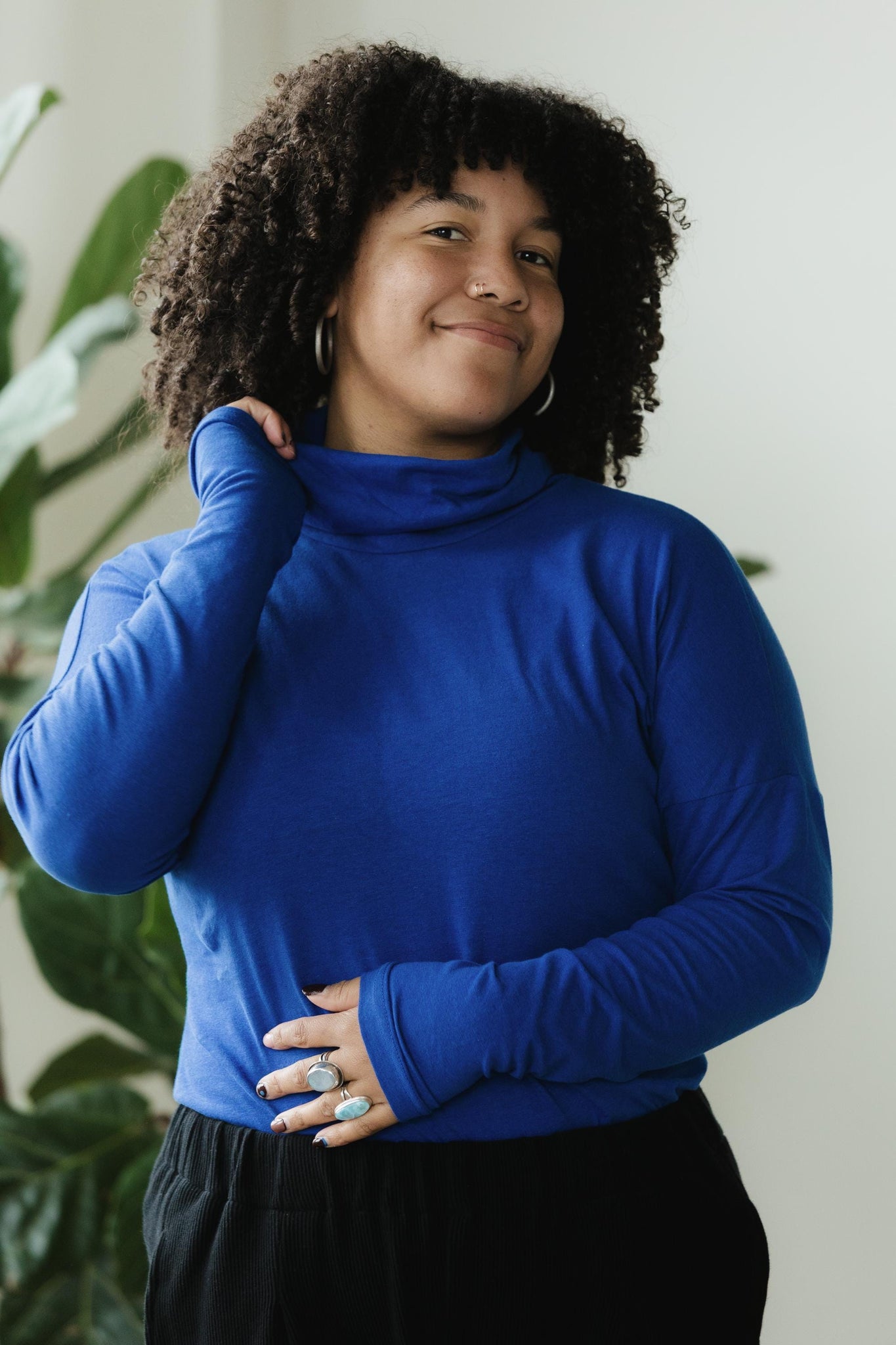 Linen Turtleneck - soft turtleneck made from our linen organic cotton blend