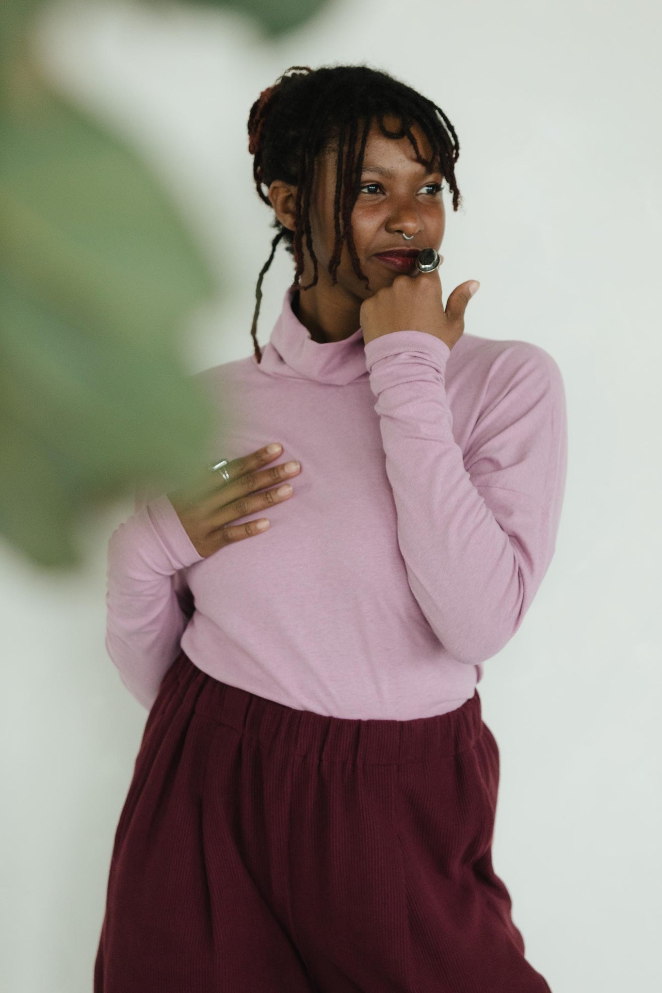 Linen Turtleneck - soft turtleneck made from our linen organic cotton blend