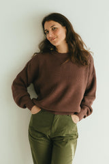 La Mágica - Organic Cotton Sweater: Earthy Colors, One Size