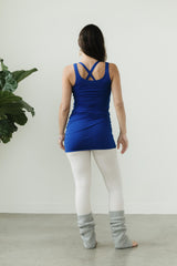 Basketweave Leg Warmers - Organic cotton chunky textured earthy colors