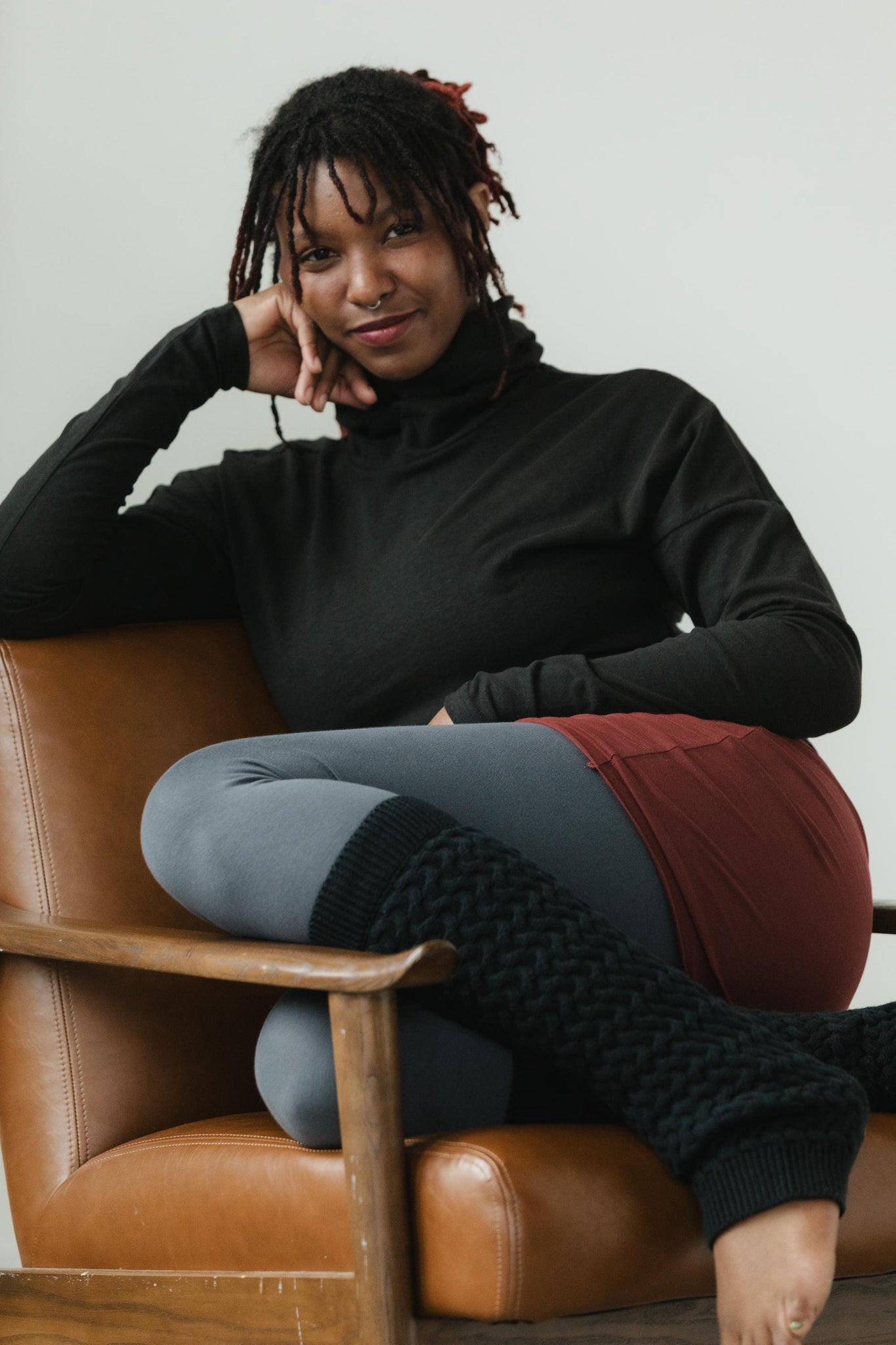 Linen Turtleneck - soft turtleneck made from our linen organic cotton blend