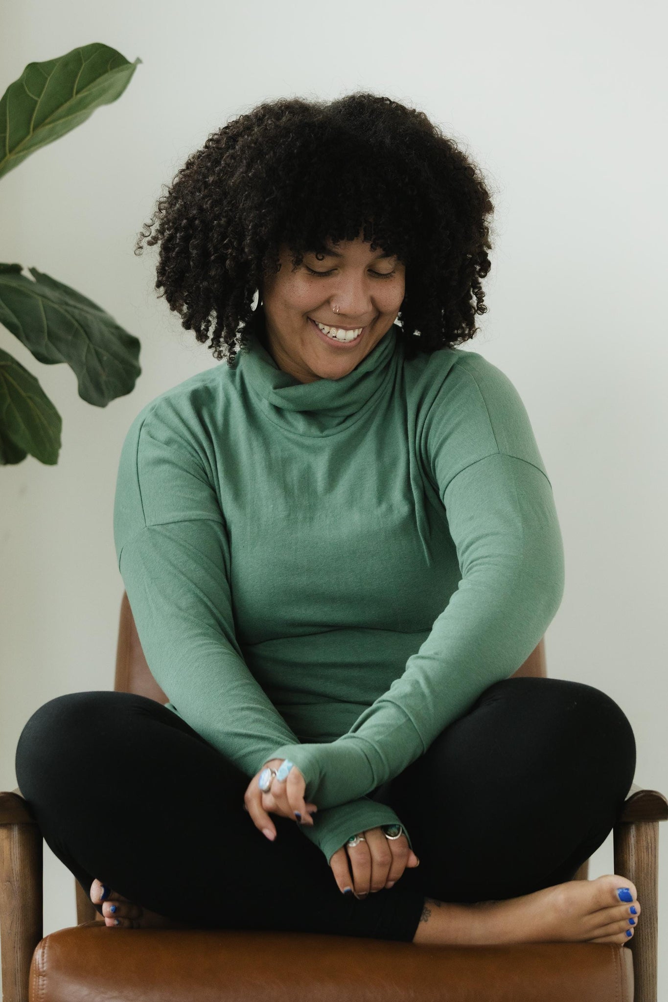 Linen Turtleneck - soft turtleneck made from our linen organic cotton blend