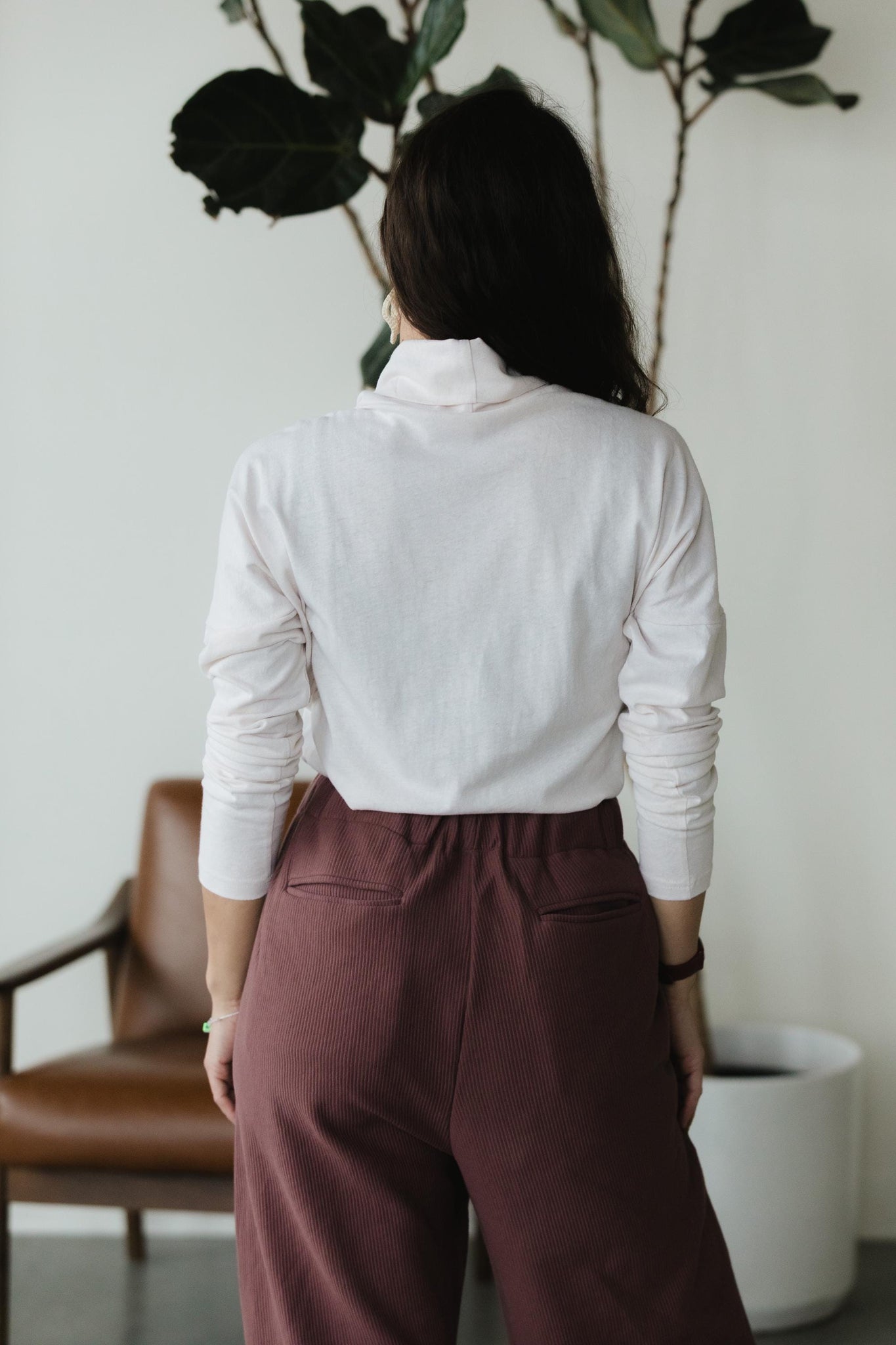 Linen Turtleneck - soft turtleneck made from our linen organic cotton blend