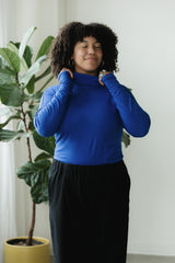 Linen Turtleneck - soft turtleneck made from our linen organic cotton blend