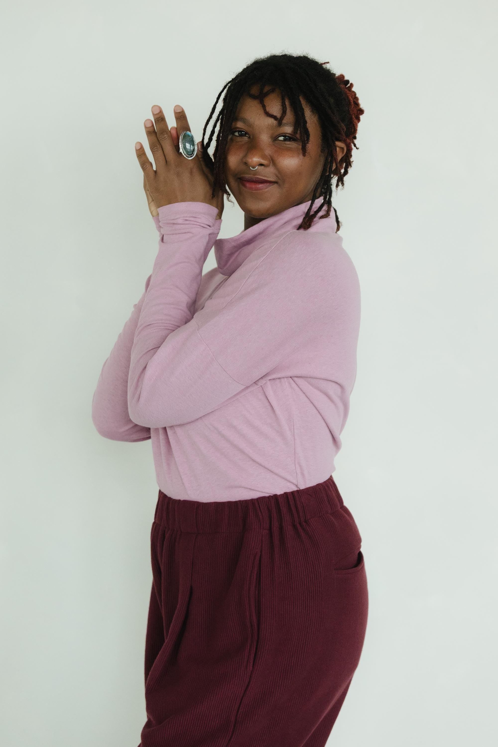 Linen Turtleneck - soft turtleneck made from our linen organic