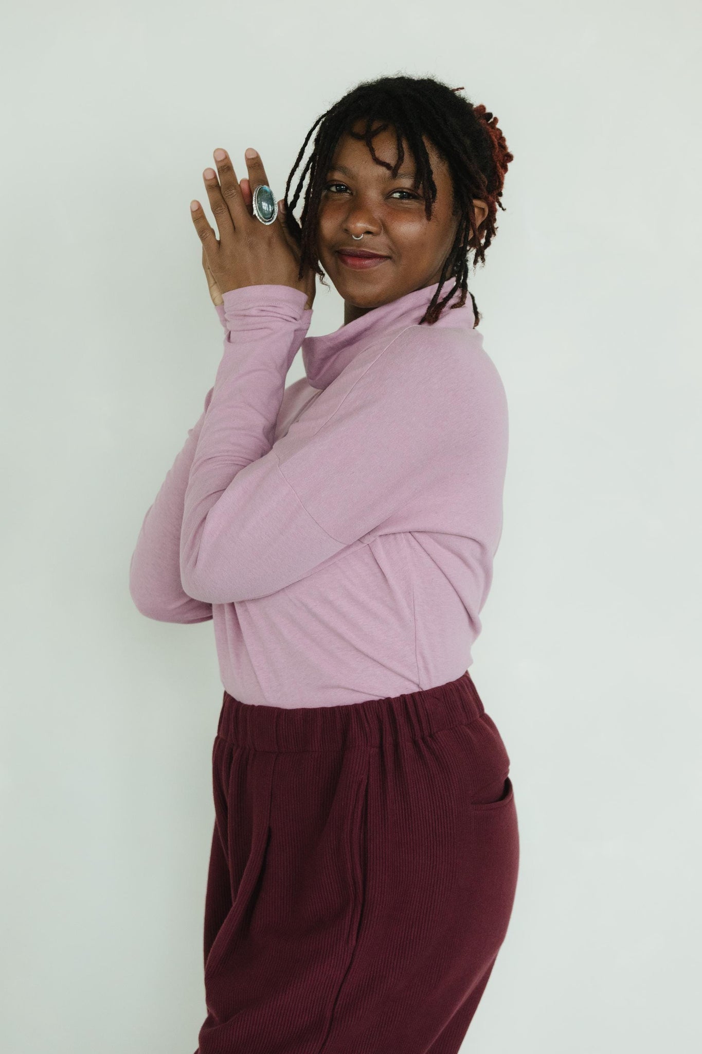 Linen Turtleneck - soft turtleneck made from our linen organic cotton blend