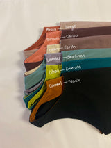 Racer Back Vinyasa Top - Reversible Crop top with high neckline