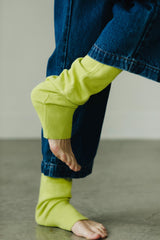 Lightweight Leg warmers - cozy organic cotton knit leg warmers in earth colors