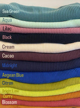 La Mágica Sweater - one hundred percent organic cotton one size fits so many round neck full sleeve sweater in earthy colors