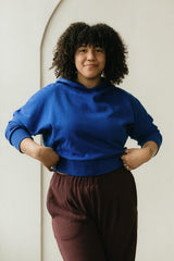 Estrella Hoodie - organic cotton cropped hooded sweatshirt