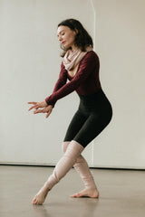 Lightweight Leg warmers - cozy organic cotton knit leg warmers in earth colors