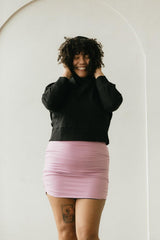 Estrella Hoodie - organic cotton cropped hooded sweatshirt