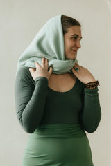 Hygge - organic cotton super soft cozy sweater knit - shawl - wrap - blanket - coverall