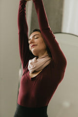 Infinity Scarf - organic cotton knit muffler - natural fiber soft neck warmer