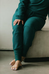 Corduroy Komodo Joggers - Organic Cotton Knit Corduroy Joggers with deep pockets and drawstring waist