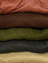 Organic Cotton Twirl Skirt with Pockets - Lightweight Heather Jersey