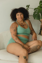 Organic Cotton Unders Set - Bralette and Underwear Set - soft organic cotton underwear + bra set