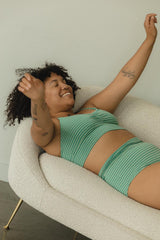 Organic Cotton Unders Set - Bralette and Underwear Set - soft organic cotton underwear + bra set