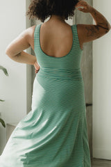 Freedom Skirt - Organic Cotton Convertible Maxi Skirt Dress: Natural Fiber earth colors