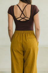 Saras Pants - Cotton wide leg pants with pockets - Breezy colorful palazzo pants