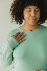 Vienna Long Sleeve - 100% organic cotton textured thermal in undyed and natural dyes