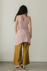 Botanical Dragonfly Dress - tunic dress made from 100% organic cotton futbol fabric and fully naturally dyed