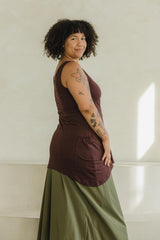 Dragonfly Dress - perfect pocket dress 100% organic cotton - V-neck dress