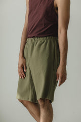 Sailesh Shorts - relaxed fit drawstring shorts with deep pockets - 100% organic cotton knit corduroy