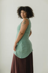 Botanical Dragonfly Dress - tunic dress made from 100% organic cotton futbol fabric and fully naturally dyed