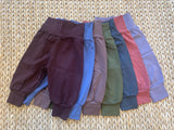 Organic Cotton baby pants - stretchy pants for little legs - soft baby pants