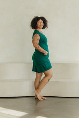 Maria Dress - T-shirt dress- cap sleeve dress with pockets - organic cotton summer dress with pockets