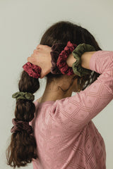 Show and Tell Scrunchies - sample our organic fabric with our scrunchie packs