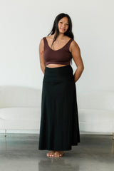 Freedom Skirt - Organic Cotton Convertible Maxi Skirt Dress: Natural Fiber earth colors