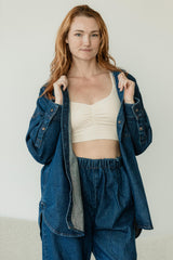 Shaket - Organic denim shirt - jacket with special wash and lots of pockets