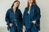 Shaket - Organic denim shirt - jacket with special wash and lots of pockets