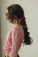 Show and Tell Scrunchies - sample our organic fabric with our scrunchie packs
