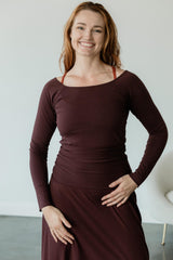 Leilani Long Sleeve - organic cotton scoop neck full sleeve top