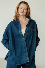 Shaket - Organic denim shirt - jacket with special wash and lots of pockets