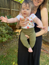 Organic Cotton baby pants - stretchy pants for little legs - soft baby pants