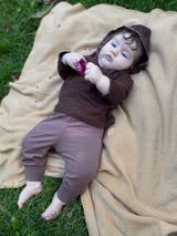 Organic Cotton baby pants - stretchy pants for little legs - soft baby pants