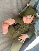 Organic cotton baby hoodie - 100% organic cotton baby clothes- hooded shirt for little ones