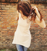 Dragonfly Dress - perfect pocket dress 100% organic cotton - V-neck dress
