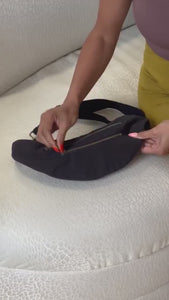 Twill Fanny Pack - Stonewashed Cotton Twill with Antique Bronze Fixings